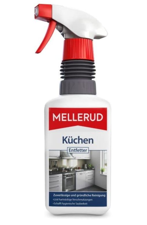 Mellerud Küchen Entfetter Effektives Spray zum Entfernen von Fett und