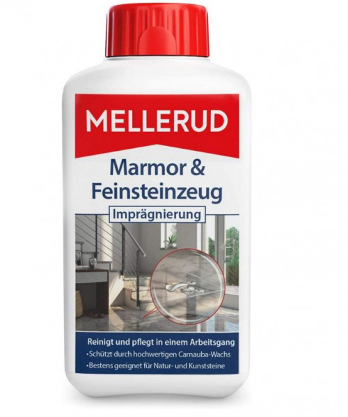 Mellerud Marmor &amp; Feinsteinzeug Imprägnierung – Effizientes Mittel zum Schutz vor Verschmutzungen vo