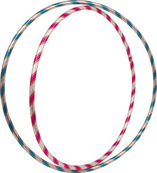 Legler small foot Hula Hula Reifen „Glitzer“, Blau: Ø ca. 71 cm rosa: Ø ca. 66 cm