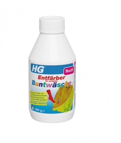 HG Entfärber für verfärbte Buntwäsche 200g