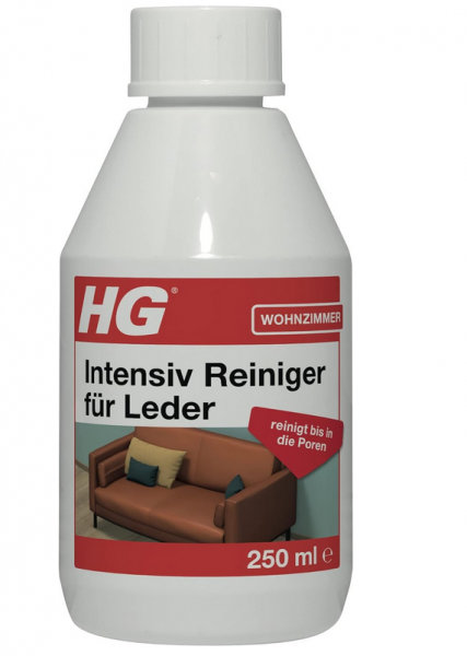 HG Lederreiniger, Tiefenreiniger für Leder &amp; Kunstleder, sicher &amp; mild für gefärbtes Leder, Reinigun