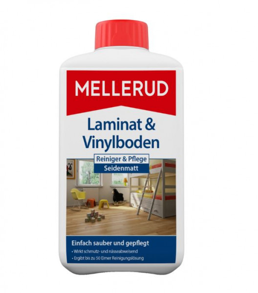 Mellerud Laminat Vinylboden Reiniger &amp; Pflege – Zuverlässiges Mittel zur Reinigung von Laminat-Ober