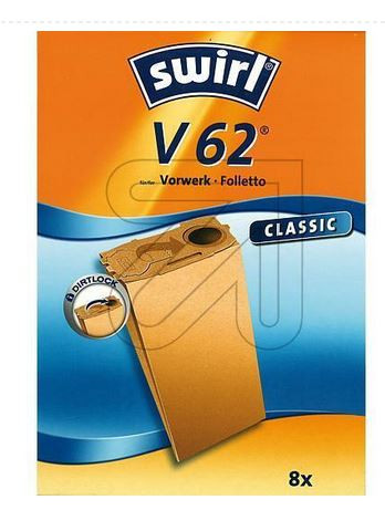 Swirl Staubfilterbeutel V 62, fuer