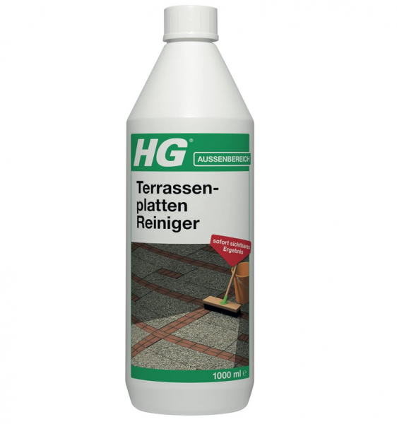 HG Terrassenplatten Reiniger, Betonplatten Reiniger, Reinigt Schmutzige, Matte Kies- und Betonbodenf