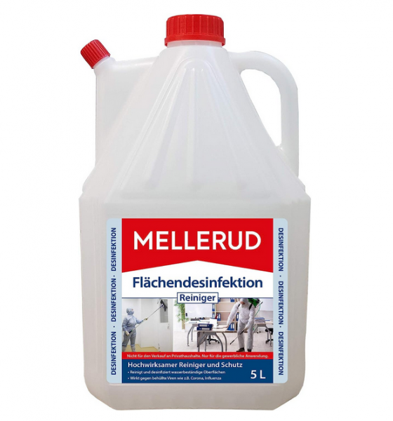 2 x MELLERUD Flächendesinfektionsreiniger Desinfektionsmittel 5 Liter