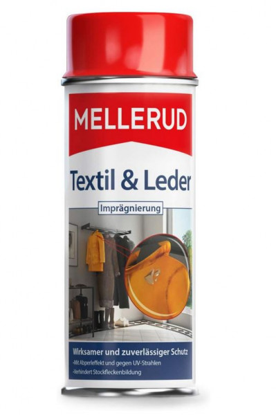 MELLERUD Textil &amp; Leder Imprägnierung – Effizientes Mittel zum Schutz vor Feuchtigkeit und UV-Strahl