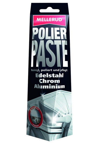 MELLERUD Polierpaste 2 x 150 ml für Edelstahl, Chrom, Aluminium 2003203203