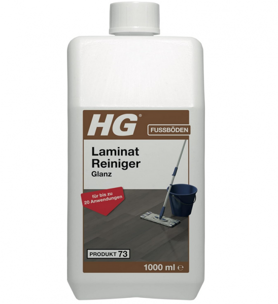 HG Laminat Glanzreiniger 1L – Ein Frisch Duftender Laminat Glanz - Für alle Arten von Laminatböden