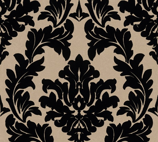 A.S. Création Castello 335804 Vlies Schwarz Metallic