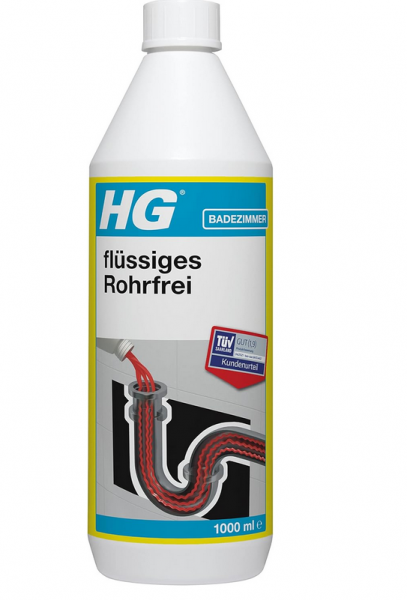 HG Rohr- &amp; Abflussreiniger,1 L