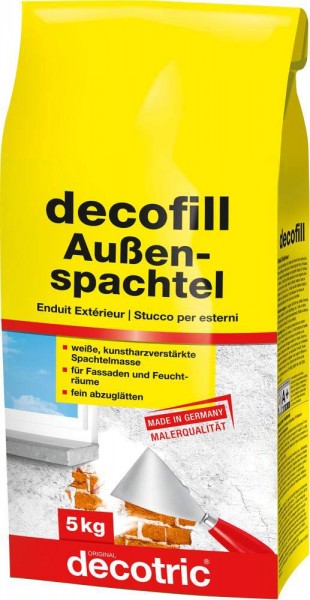 Decofill Spachtelmasse außen 5 kg von Decotric
