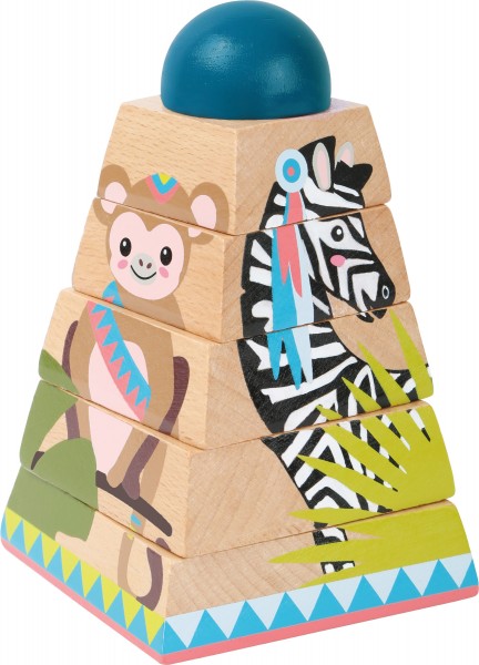 Legler Würfelpuzzle-Turm &quot;Jungle&quot; - small foot design