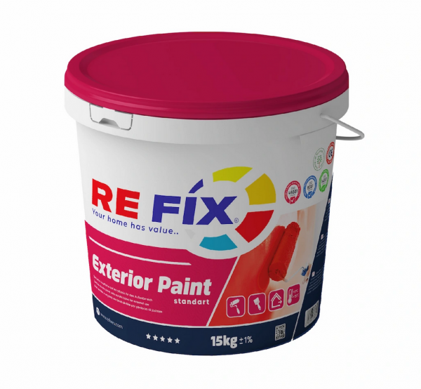 Refix Exterior Paint Standart 15kg weiß Fassadenfarbe