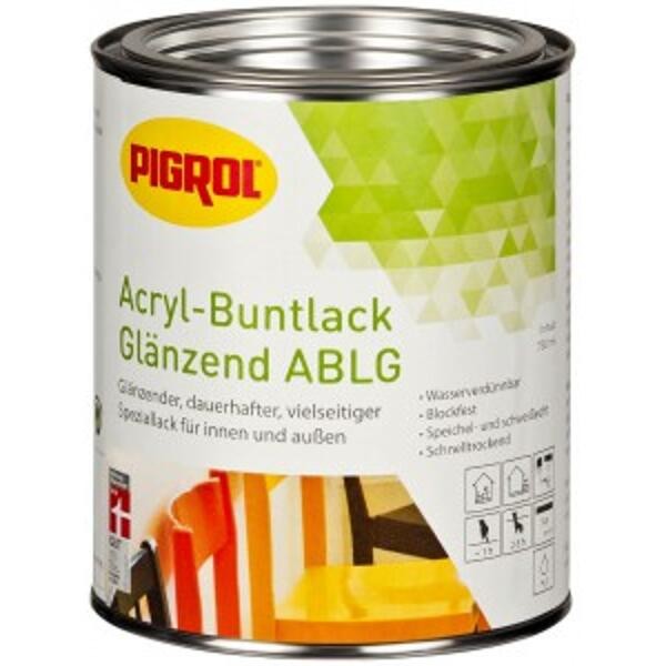 Pigrol ACRYL-BUNTLACK ABLG cremeweiß RAL 9001, 2,5L