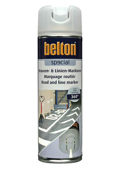 Belton Straßen- Linien Markierer 500ml weiß