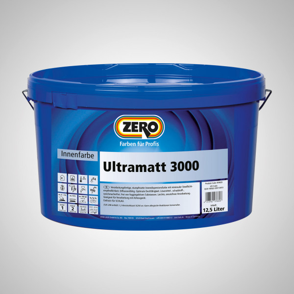 ZERO Ultramatt 3000 12,5l, weiss