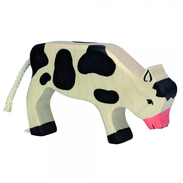 Kalb, grasend, schwarz