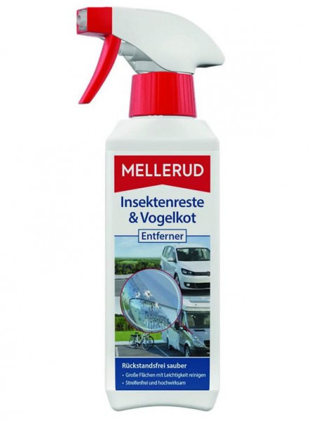 MELLERUD Insektenreste und Vogelkot Entferner | Wirkungsvolles Reinigungsmittel zum Entfernen von Ti