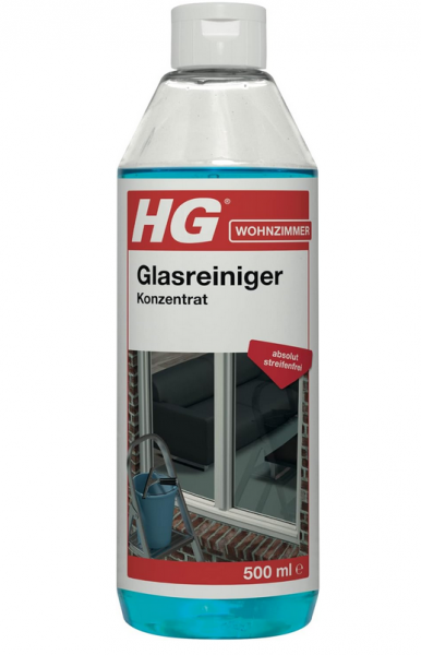 HG Fensterreiniger professionell, sauberer, streifenfreier Glanz 500 ml