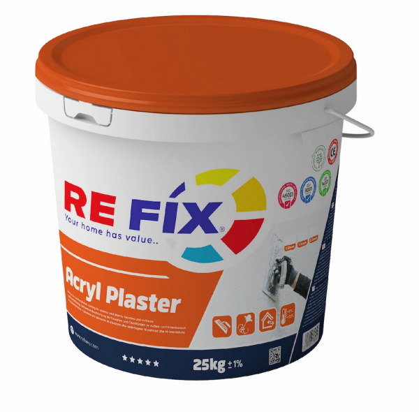 Refix Acrylic Plaster1 mm 25 kg Innen und Aussen