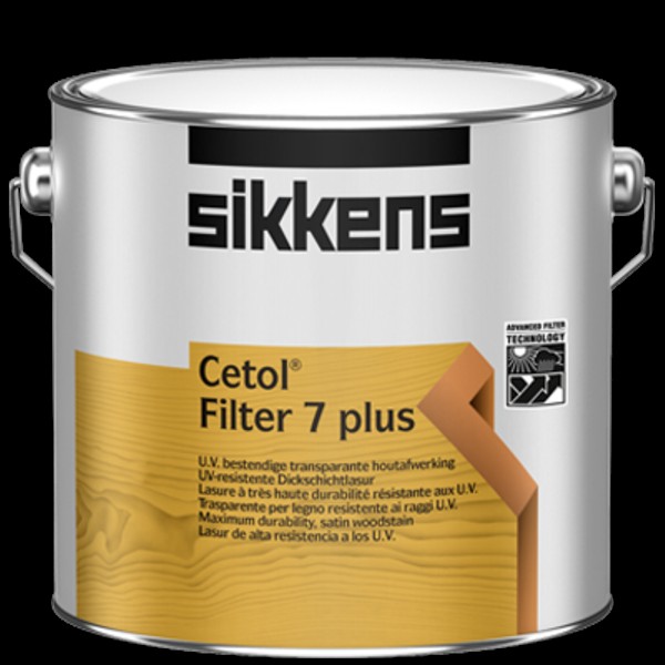 Sikkens Cetol Filter 7 plus 2,5 Liter Farbe Antikgrau 014