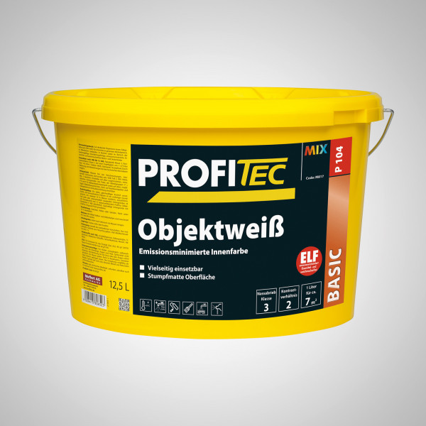 PT P104 Objektweiß 12,5l, weiss