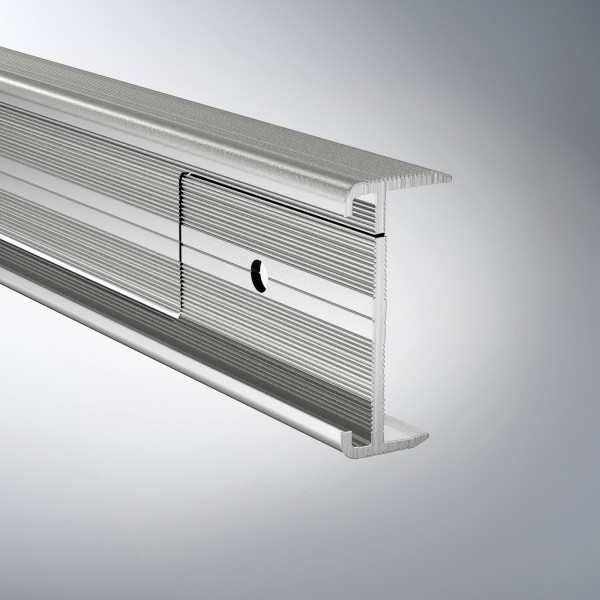 Treppenkante - 844 WS - silber / 300cm