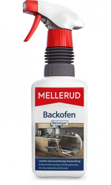 Mellerud Backofen Reiniger – Effizientes Spray zur Reinigung von Eingebranntem, Fett und Verkrustung