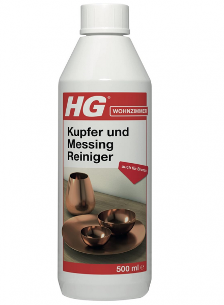 HG 295050105 Kupfer Messing und Messing Glanzshampoo 500 ml – ein Kupfer Glanz zur gründlichen, einf