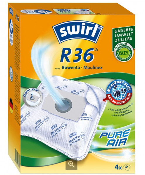 Swirl® R 36 MicroPor® Plus Green Staubsaugerbeutel