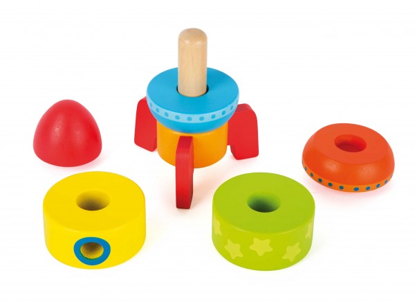 Legler Bunte Stapelrakete - small foot