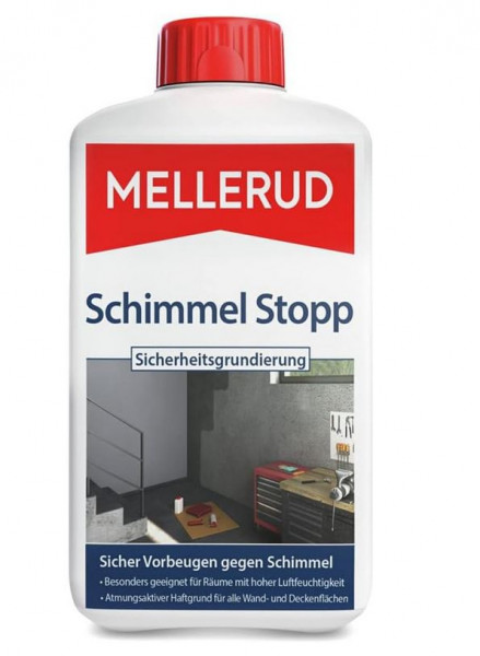 Mellerud Schimmel Stopp Sicherheitsgrundierung –gegen Schimmel in Räumen mit hoher Wasserdampfbelast