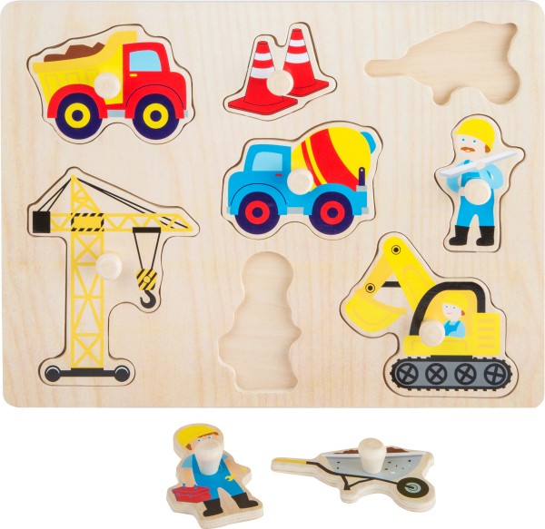 Legler Setzpuzzle „Baustelle“ - small foot