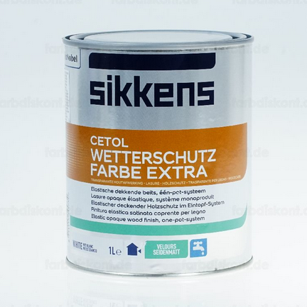 Sikkens Cetol Wetterschutzfarbe 1l, weiss