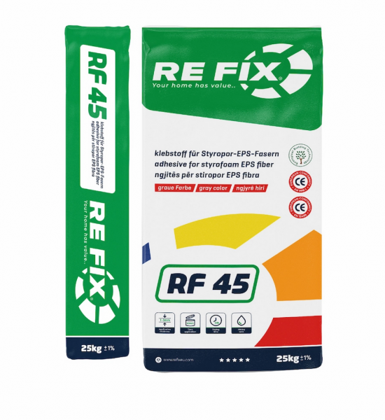 Refix Klebstoff RF 45 für Styropor-EPS-Fasern 25 KG