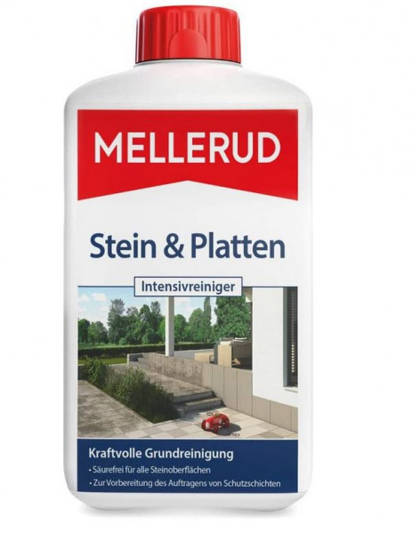 Mellerud Stein &amp; Platten Intensivreiniger – Effizientes Reinigungsmittel zum Entfernen von Schmutz a