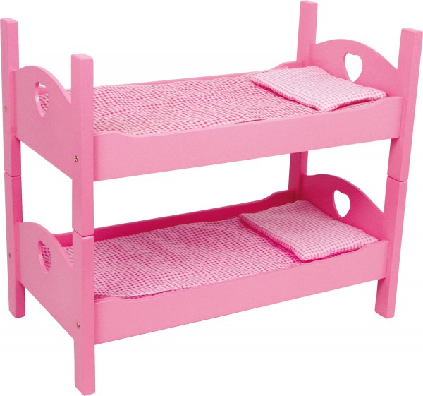 Legler Etagenbett für Puppen, pink - small foot