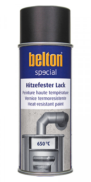 Belton Hitzfester-Lackspray 650°C 400ml schwarz