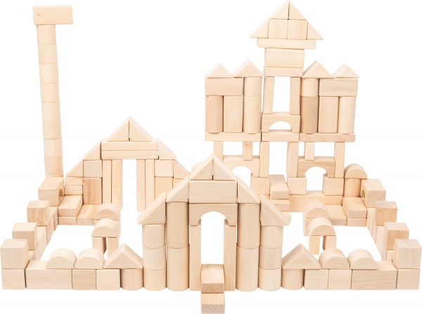 small foot - Holzbausteine Natur Großpackung