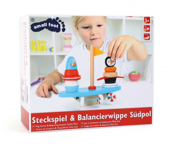 Legler Steckspiel &amp; Balancierwippe Südpol - small foot