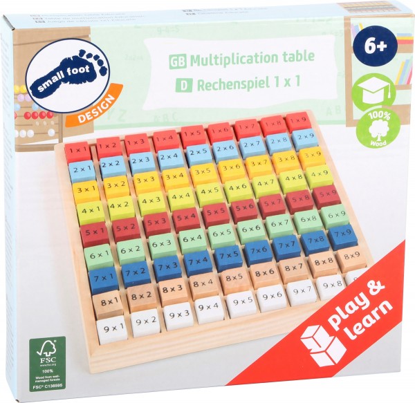 Kunterbuntes 1 x 1 &quot;Educate&quot;, ca. 17 x 17 x 2 cm, ab 6 Jahre