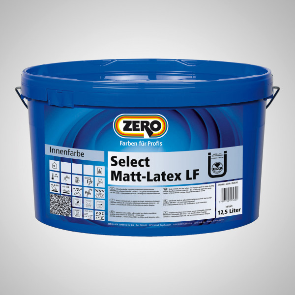 ZERO Select Matt Latex 12,5l, weiss