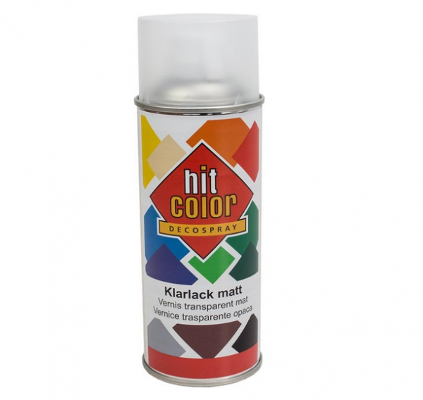 Hitcolor Spraylack 400ml, 402 klarlackmat