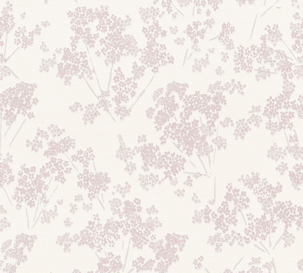 AS Vliestapete Casual Living Weiß Blümchen 395481