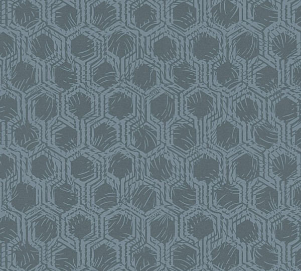 A.S. Création Alpha 333274 Vlies Blau Metallic
