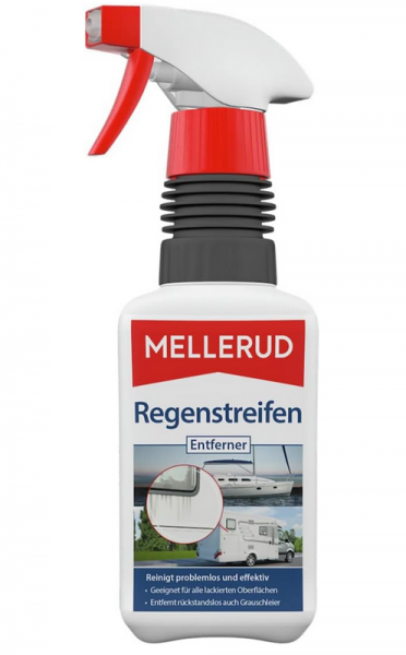 MELLERUD Regenstreifen Entferner | 1 x 0,5 l | Effizienter Reiniger gegen Fett-, Diesel- und Ölfleck