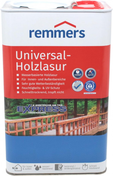 Remmers Aidol Universal Holzlasur auf Wasserbasis, Nussbaumr 5 l