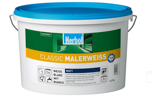 Herbol Classic Malerweiss 12,5l, weiss