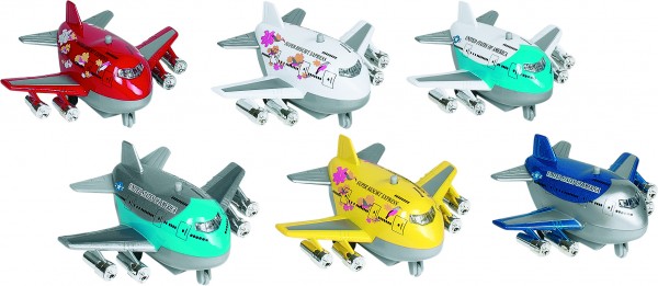 Flugzeuge mit Geräusch, Spritzguss, L= 9 cm
