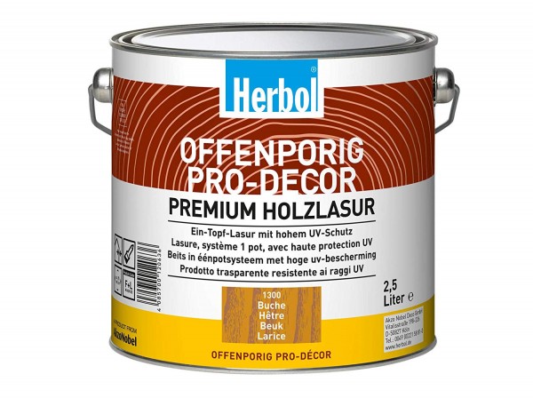 Herbol - Offenporig Pro-Decor 2,5l, palisander # 8409